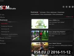 Zrzut strony SQM Studio - produkcja filmowa - filmy animowane