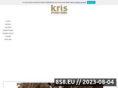 Zrzut strony Studio Kris