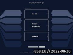 Zrzut strony SUPER EVENTS-organizacja imprez firmowych, eventy Warszawa