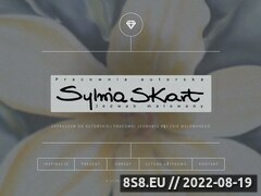 Zrzut strony SylwiaSKart - wyjatkowy, unikatowy, naturalny jedwab ręcznie malowany.