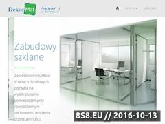 Zrzut strony Zabudowy szklane