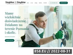 Zrzut strony Usługi Szklarskie
