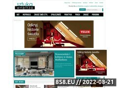 Zrzut strony Portal dla architektów wnętrz oraz designerów.