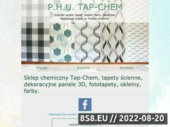 Zrzut strony Sklep chemiczny - tapety, okleiny, ceraty
