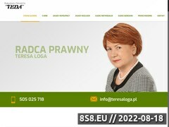 Zrzut strony Radca prawny Warszawa