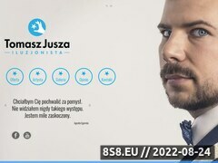 Zrzut strony Iluzjonista Tomasz Jusza