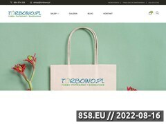 Zrzut strony Sklep internetowy z torbami reklamowymi - Torbowo.pl
