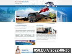 Zrzut strony Transport do Izraela