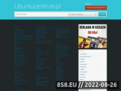 Zrzut strony Centrum Ubuntu