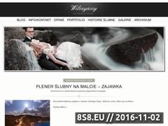 Zrzut strony Wilczyńscy Fotografia Ślubna i Wizaż