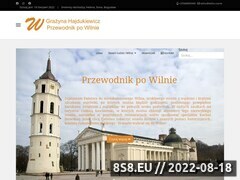 Zrzut strony Przewodnik po Wilnie