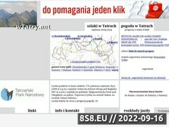 Zrzut strony WTatry.net - szlaki i pogoda w Tatrach