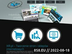Zrzut strony XIR - Tworzenie Stron i Sklepów Internetowych Wrocław