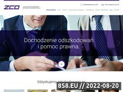 Zrzut strony Dochodzenie odszkodowa Szczecin