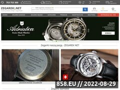 Zrzut strony Zegarek.net sklep z zegarkami Tissot