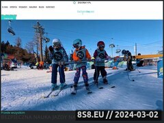 Zrzut strony Nauka jazdy na nartach dla dzieci