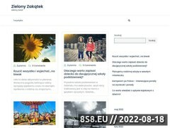 Zrzut strony Zielony Zakatek - Wakacje na Mazurach