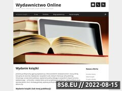 Miniaturka wydawnictwo-online.pl (Korekta tekstu, skład książki i wydanie e-booka)