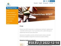Miniaturka domeny wydawnictwo.wseit.edu.pl