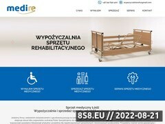 Miniaturka wynajemsprzetumedycznego.pl (Wynajem sprzętu medycznego Szubert Medical)