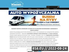 Zrzut strony Wasław - wypożyczalnia samochodów dostawczych Poznań