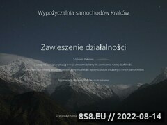 Zrzut strony Wypożyczalnia krótko i długoterminowa samochodów Kraków