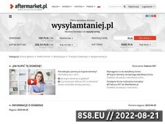Miniaturka domeny www.wysylamtaniej.pl