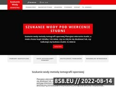 Miniaturka wyszukiwaniewody.pl (Szukanie wody pod studnie metodą tomografii)