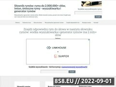 Miniaturka domeny wyszukiwarkarymow.pl