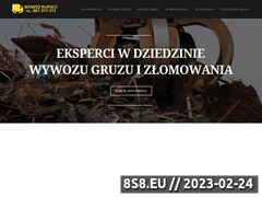Miniaturka wywozrupieci.pl (Wywóz gruzu, odpadów i złomu)