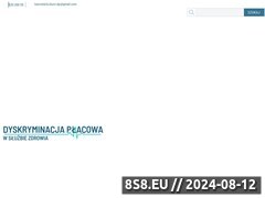 Miniaturka xn--dyskryminacja-pacowa-3ld.pl (Portal o dyskryminacji płacowej w służbie zdrowie)