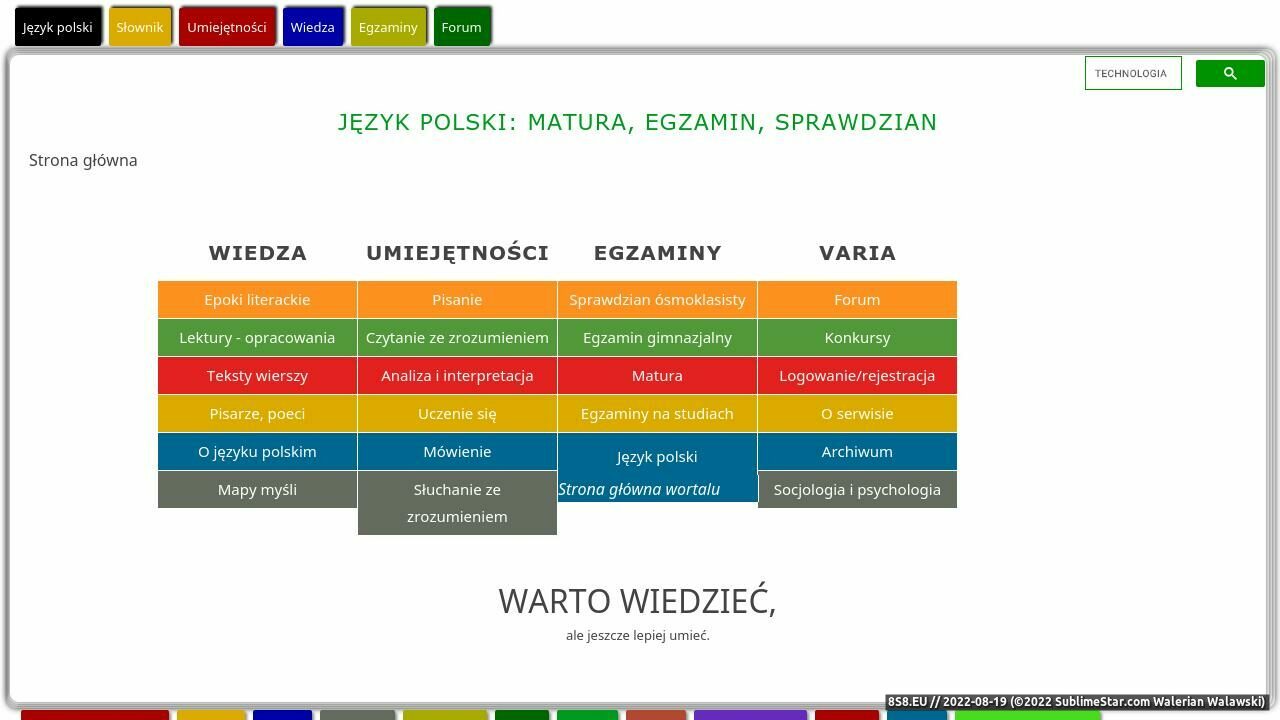 Język Polski (strona www.xn--jzyk-polski-rrb.pl - Romantyzm)