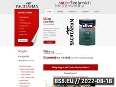Miniaturka www.yachtaman.pl (Sklep żeglarski Yachtaman: osprzęt do jachtów)