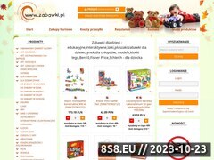 Miniaturka strony Zabawki.pl - sklep internetowy
