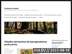 Miniaturka domeny zakladanie-spolek.com.pl