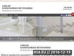 Miniaturka domeny www.zakladkamieniarski-ciechanow.pl
