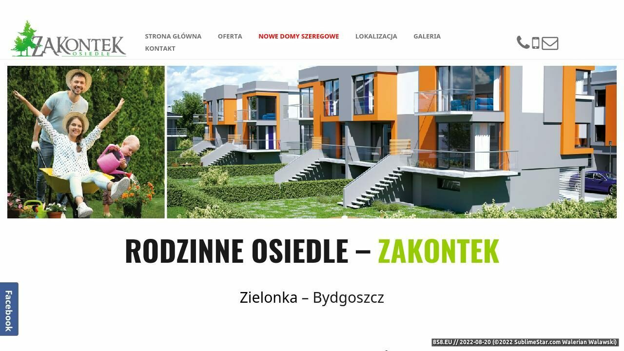 Nowe osiedle okolice Bydgoszczy (strona www.zakontek.kontbud.com - Zakontek)