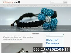 Miniaturka www.zakreconykoralik.pl (Zakręcony Koralik - blog o biżuterii)