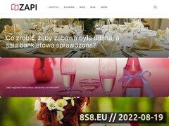Miniaturka www.zapi.pl (Artystyczne oraz wyjątkowe zaproszenia ślubne)