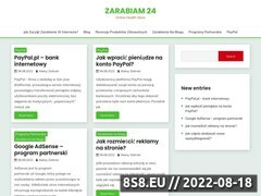 Miniaturka strony Zarabiam24 - Zarabianie w internecie. Zarabianie przez internet.