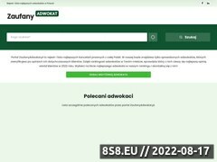 Miniaturka zaufanyadwokat.pl (Rejestr i lista najlepszych adwokatów)