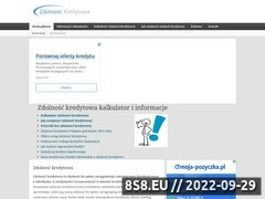 Miniaturka domeny www.zdolnosc-kredytowa.pl
