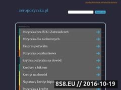 Miniaturka domeny zeropozyczka.pl