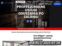 Miniaturka zerowilgoci.com.pl (Osusznie budynków i lokalizacja wycieków)