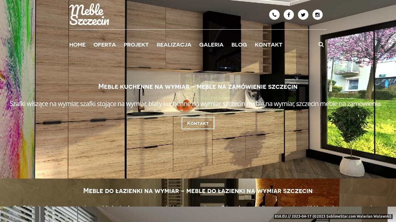 Meble na wymiar, szafy i kuchnie na wymiar (strona zibinet.pl - Zibinet Meble Na Wymiar)