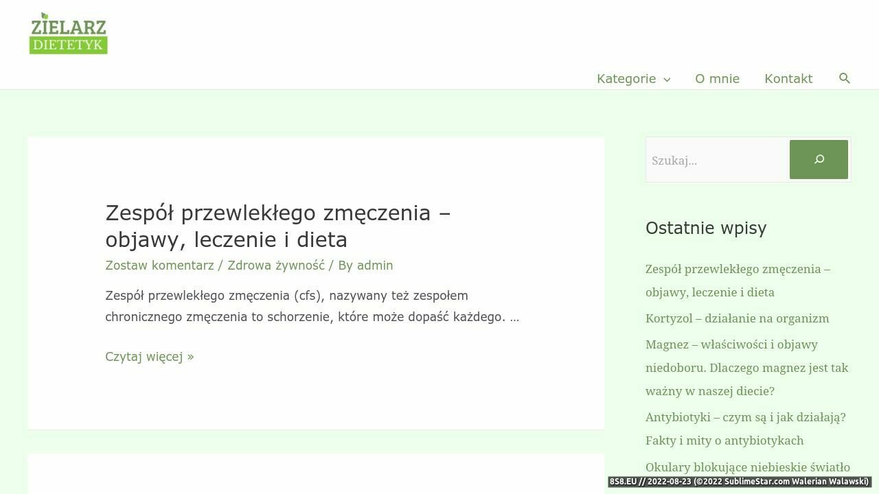 Zrzut ekranu Sklep zielarski i dietetyk w mieście Radom