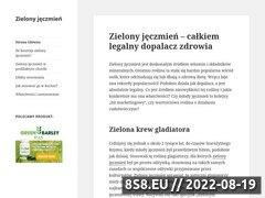 Miniaturka zielonyjeczmien.com.pl (Zielony jęczmień)