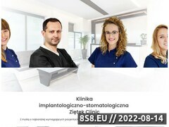 Zrzut strony Gabinet stomatologiczny Ziętek Clinic Kraków
