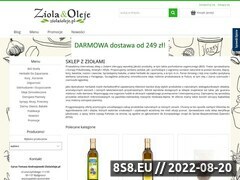 Miniaturka ziolaioleje.pl (Internetowy sklep zielarski)