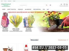 Zrzut strony Internetowy sklep ogrodniczy zNamiCiUrośnie.pl